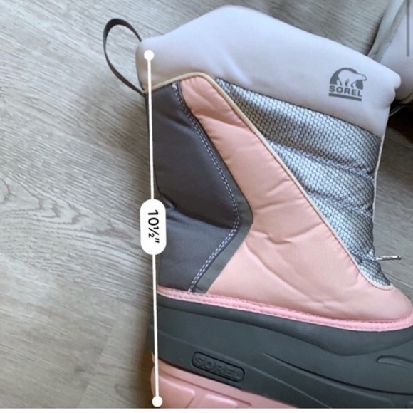 Sorrel Waterproof Boots Gray Oink GUC💗 - Picture 2 of 7